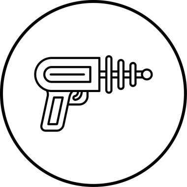 Modern siyah simgenin vektör illüstrasyonu