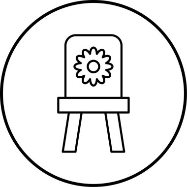 Okul ve eğitim konsepti ikonu. Web tasarımı için basit tabela çizgisi vektör simgelerine sahip karatahta çizimi