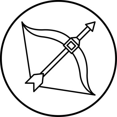 ok simgesinin vektör illüstrasyonu