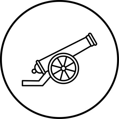 askeri simge, vektör illüstrasyonu