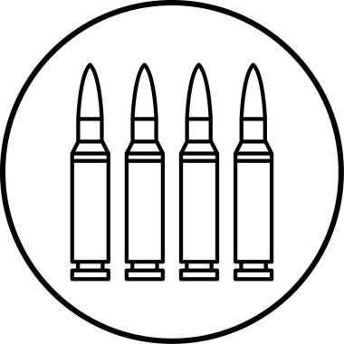 kurşun simgesi, vektör illüstrasyonu