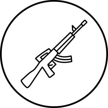 Bir silah simgesinin gösterimi