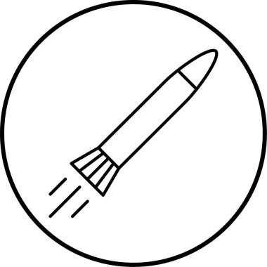 Kalem. Web simgesi basit illüstrasyon