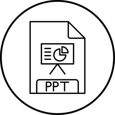 dosya biçimi simgesi, vektör illüstrasyonu