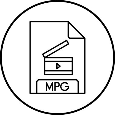 dosya biçimi simgesi, vektör illüstrasyonu