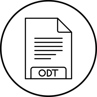 dosya biçimi simgesi, vektör illüstrasyonu