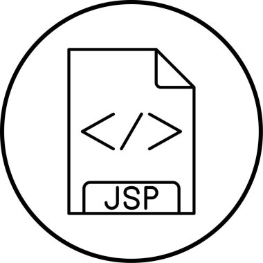 dosya biçimi simgesi, vektör illüstrasyonu