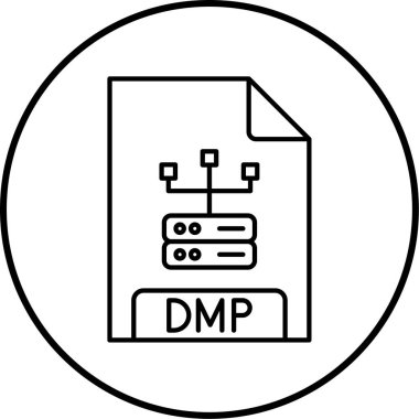 dosya biçimi simgesi, vektör illüstrasyonu
