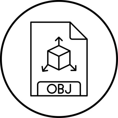 dosya biçimi simgesi, vektör illüstrasyonu