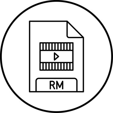 dosya biçimi simgesi, vektör illüstrasyonu