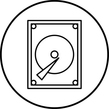 Dosya simgesinin vektör illüstrasyonu