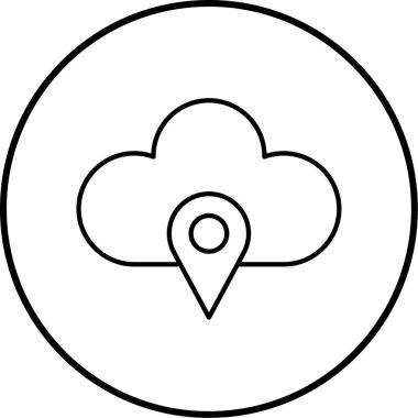 Bulut ağı. Basit resimleme