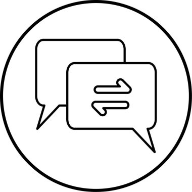 Sohbet balonu Basit resimleme