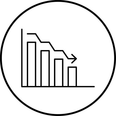 İş büyüme vektör satırı simgesi