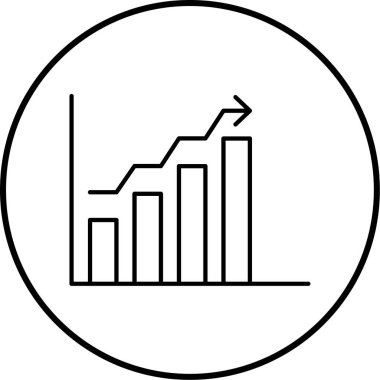 iş büyümesi simgesi vektör illüstrasyonu