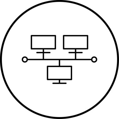ağ paylaşımı. Basit resimleme