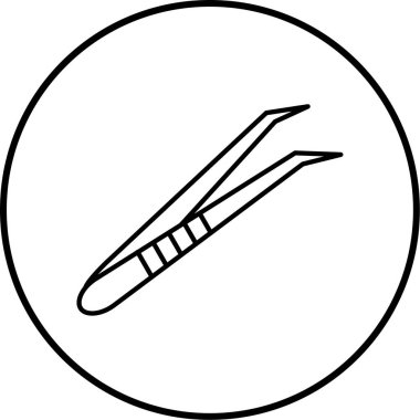 Modern siyah simgenin vektör illüstrasyonu