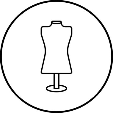 Modern siyah simgenin vektör illüstrasyonu