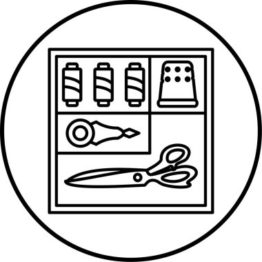 Modern siyah simgenin vektör illüstrasyonu