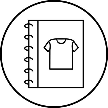 kitap satırı vektör simgesi