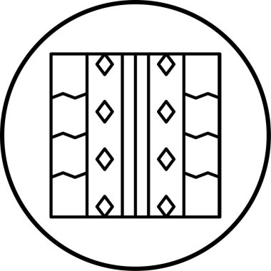 Bir hediye simgesinin vektör illüstrasyonu