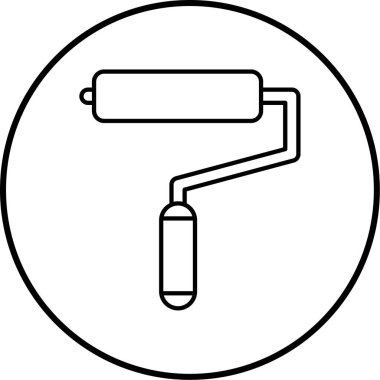 Boya silindiri. Basit resimleme