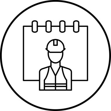 Bir kadın ve erkeğin vektör çizimi