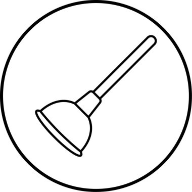 Modern siyah simgenin vektör illüstrasyonu