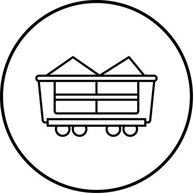 Modern siyah simgenin vektör illüstrasyonu