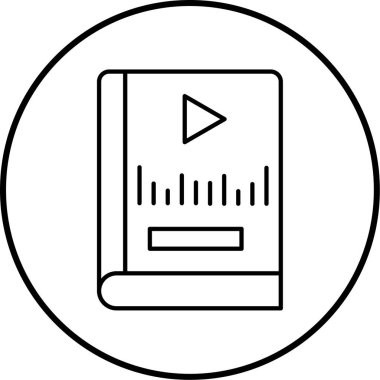 Kitap. Web simgesi basit illüstrasyon