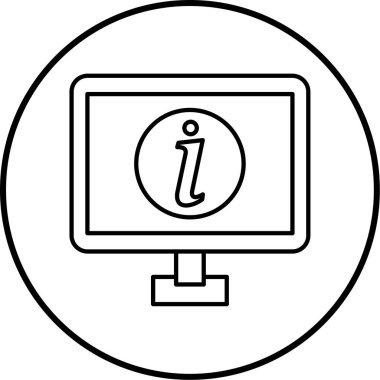 Modern siyah simgenin vektör illüstrasyonu