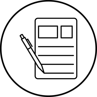 vektör dosyası belgesi. Web simgesi