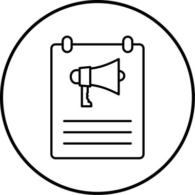 Müzik simgesi vektör illüstrasyonu