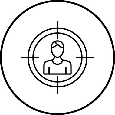 Seo simgesinin vektör illüstrasyonu