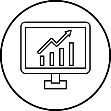 seo modern simgesinin vektör illüstrasyonu