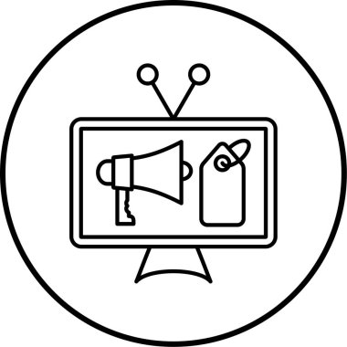 Seo uygulama simgeleri satır biçiminin vektör illüstrasyonu