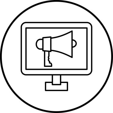 seo modern simgesinin vektör illüstrasyonu