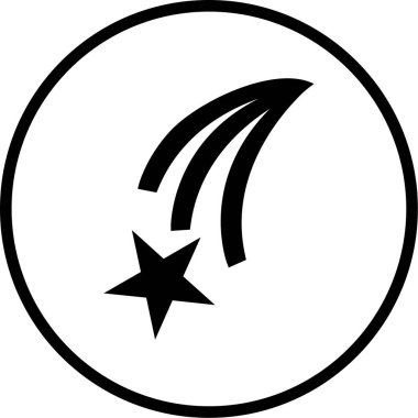 Ay. Web simgesi basit illüstrasyon