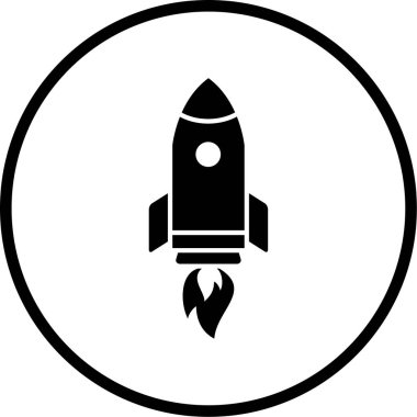 Başlangıç. Web simgesi basit illüstrasyon