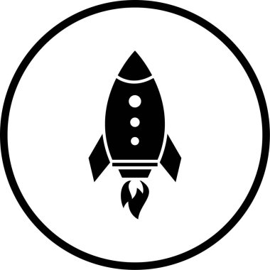 Başlangıç. Web simgesi basit illüstrasyon