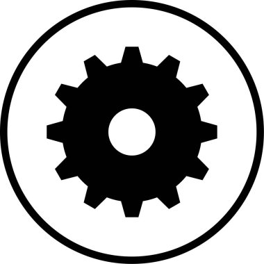 Teçhizat Web simgesi basit illüstrasyon