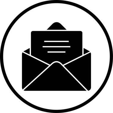 Posta simgesinin vektör illüstrasyonu