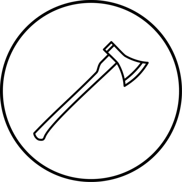 Vector Illustration Axe Icon — Stock Vector