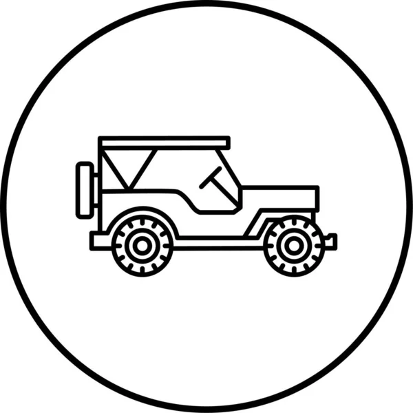 Auto Pictogram Vector Illustratie — Stockvector