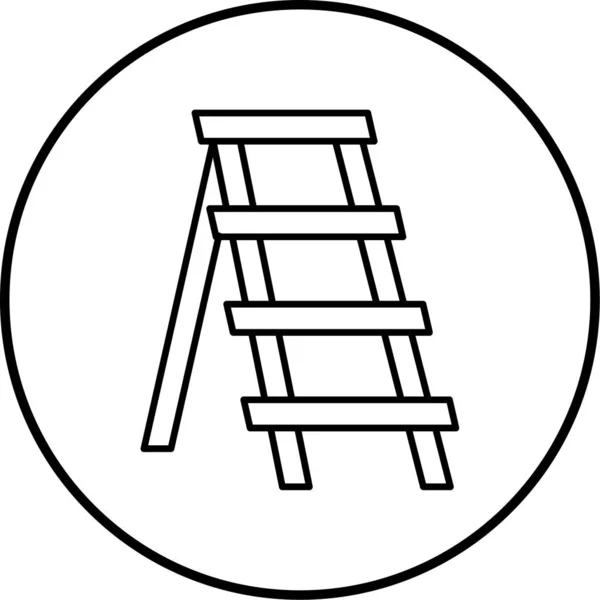 Vector Illustration Ladder Icon — Image vectorielle