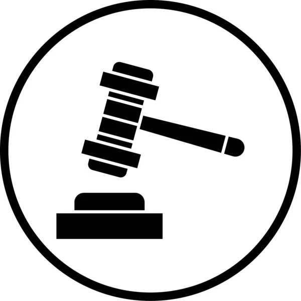 Icona Della Legge Illustrazione Vettoriale — Vettoriale Stock