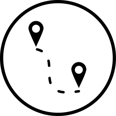 konum. Web simgesi basit illüstrasyon