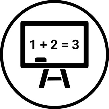 okul yönetim kurulu simgesi vektör illüstrasyonu