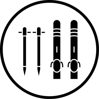 Kişisel ve ticari kullanım için resim simgesi. kayak