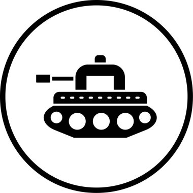 Kişisel ve ticari kullanım için resim simgesi, tank 